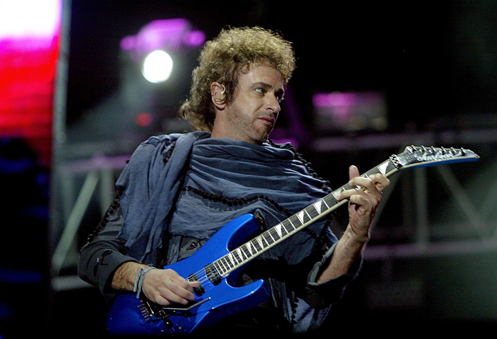 Gustavo Cerati en pleno show de "Me Verás Volver". Foto: AFP