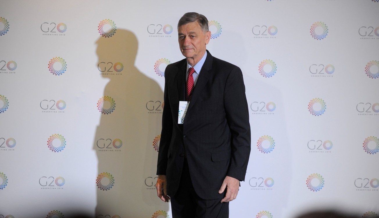 Binner en el lanzamiento del G20 Argentina 2018.