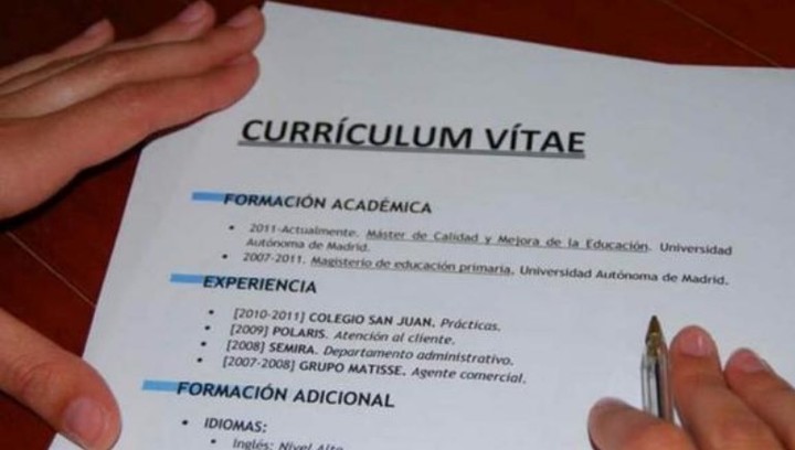 Los CV se cargar en las páginas web de cada empresa. Foto: Archivo.