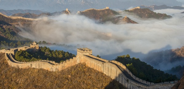 Descubrieron nueve secciones ocultas de la Gran Muralla China