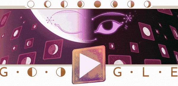 Google y un nuevo doodle interactivo sobre la Luna: “The Rise of the Half Moon”