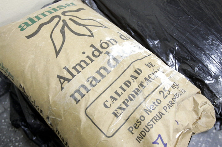 El almidón en la pasta.